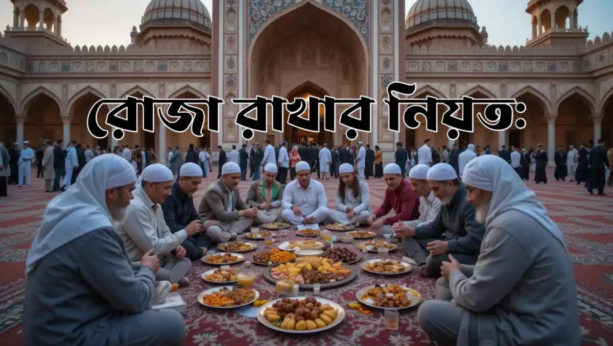 রোজা রাখার নিয়ত