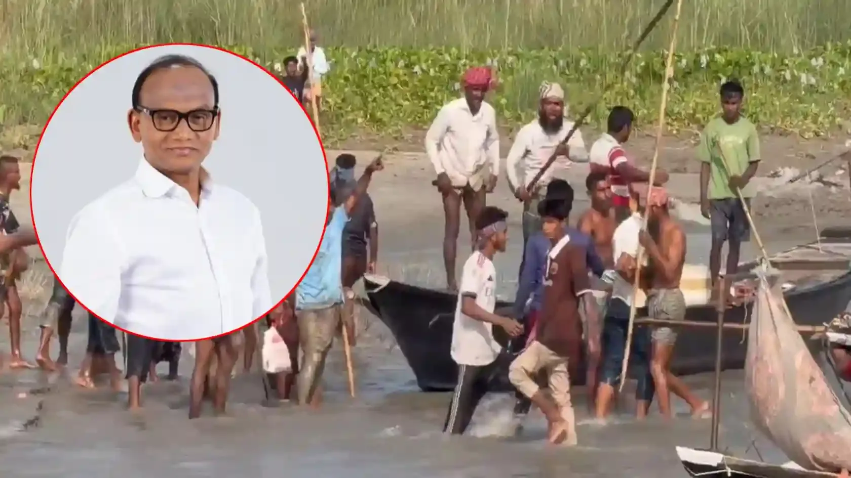 জাজিরায় মা-ইলিশ রক্ষা অভিযানে এমপির স্পিডবোটে হামলা, আহত ২