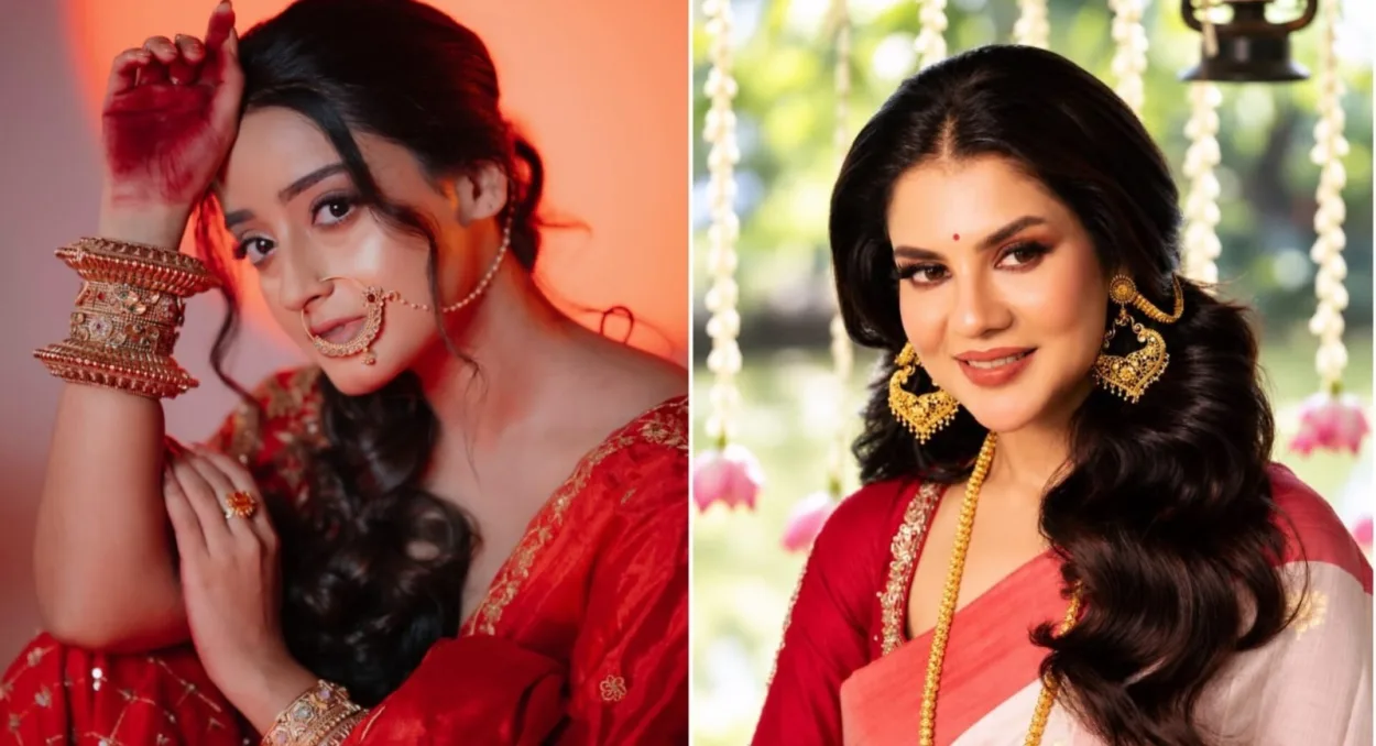 তারার আলোয় মুখরিত টলিউডে ভক্তদের নজর কাড়ল জাঁকজমকপূর্ণ লক্ষ্মীপুজো উৎসব