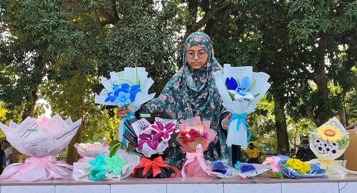 Mymensingh graduate builds thriving artificial flower business from tuition savings