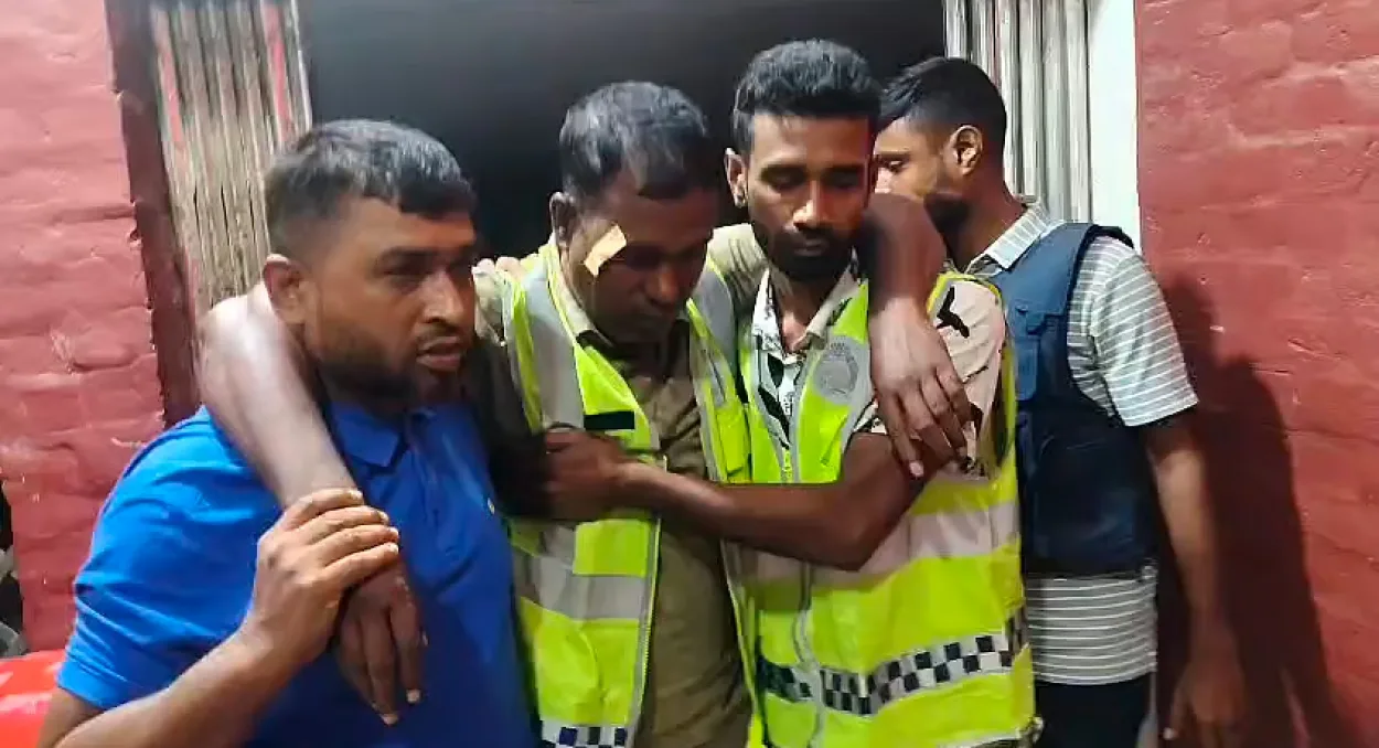 Two Policemen Injured During Drug Suspect Arrest Operation in Bhaluka