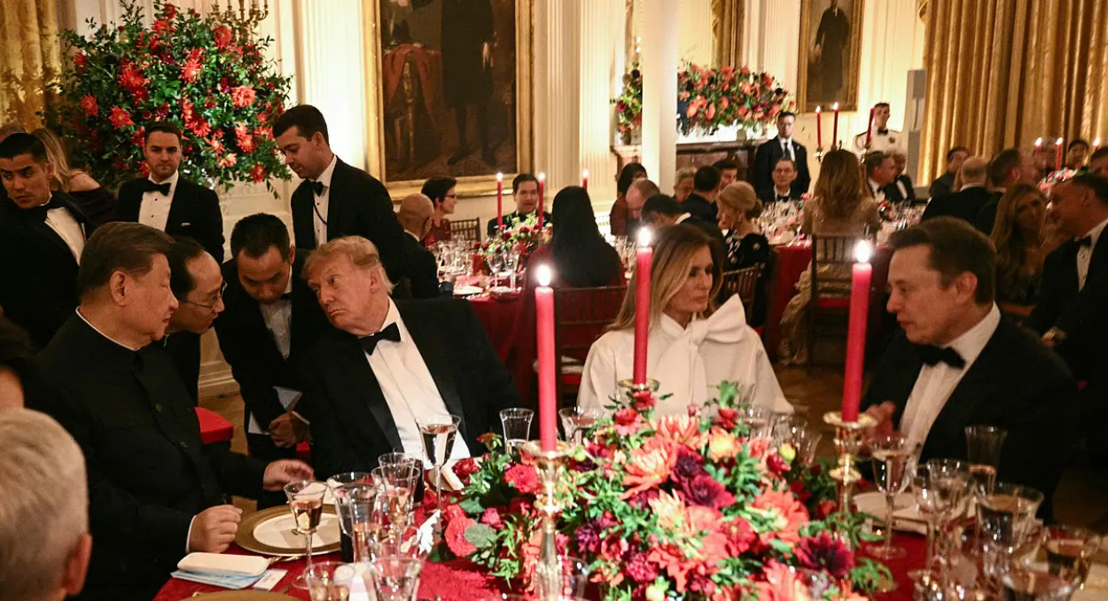 US President Trump Hosts Lavish White House State Dinner for Chinese President Xi Jinping