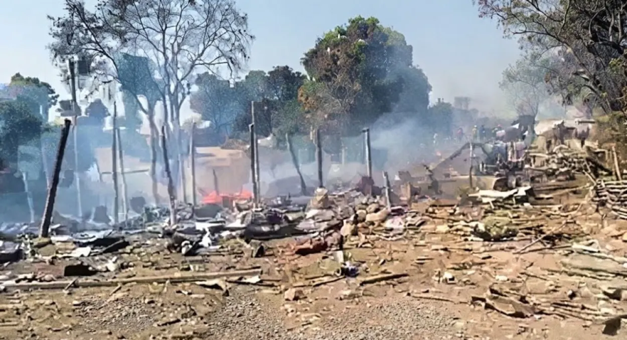 33 killed in Myanmar army airstrike in Rakhine