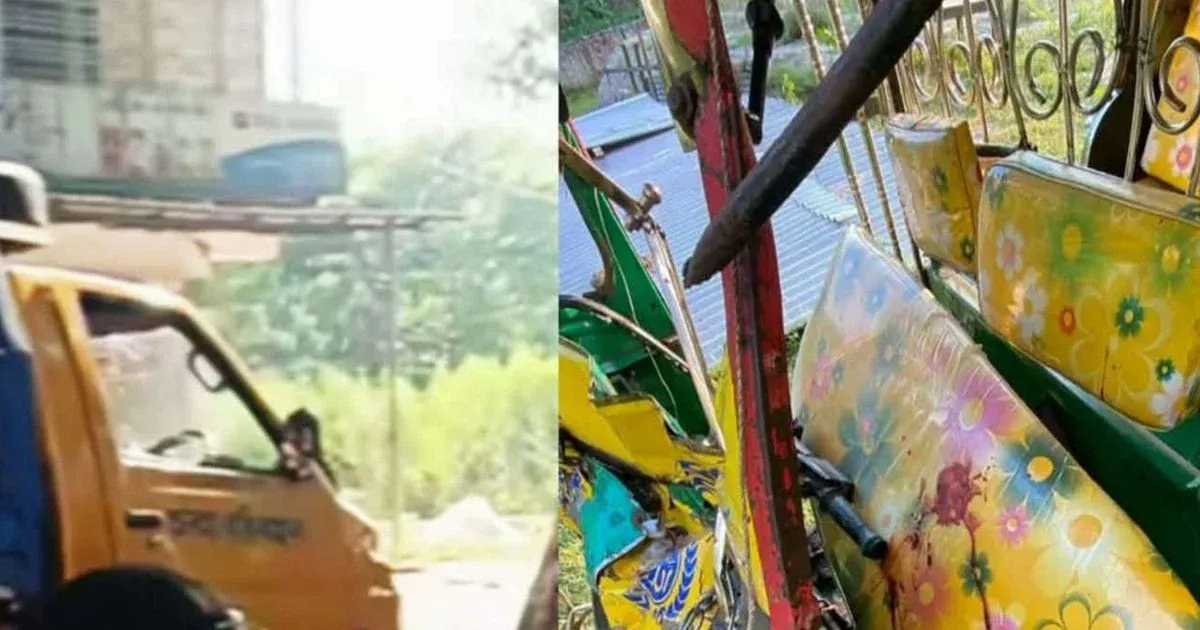 চাঁদপুর-কুমিল্লা মহাসড়কে ত্রিমুখী সংঘর্ষে প্রাণ গেল দুইজনের