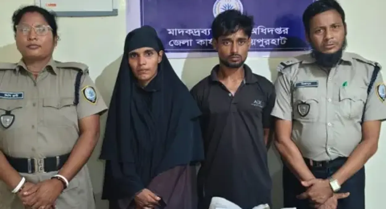 কালাইয়ে তিন হাজার ট্যাপেন্টাডল ট্যাবলেটসহ নারীসহ তিনজন গ্রেপ্তার