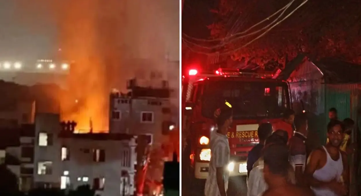 কিশোরগঞ্জে আধাপাকা বাড়িতে অগ্নিকাণ্ড ফায়ার সার্ভিসের চার ইউনিটের চেষ্টায় নিয়ন্ত্রণ