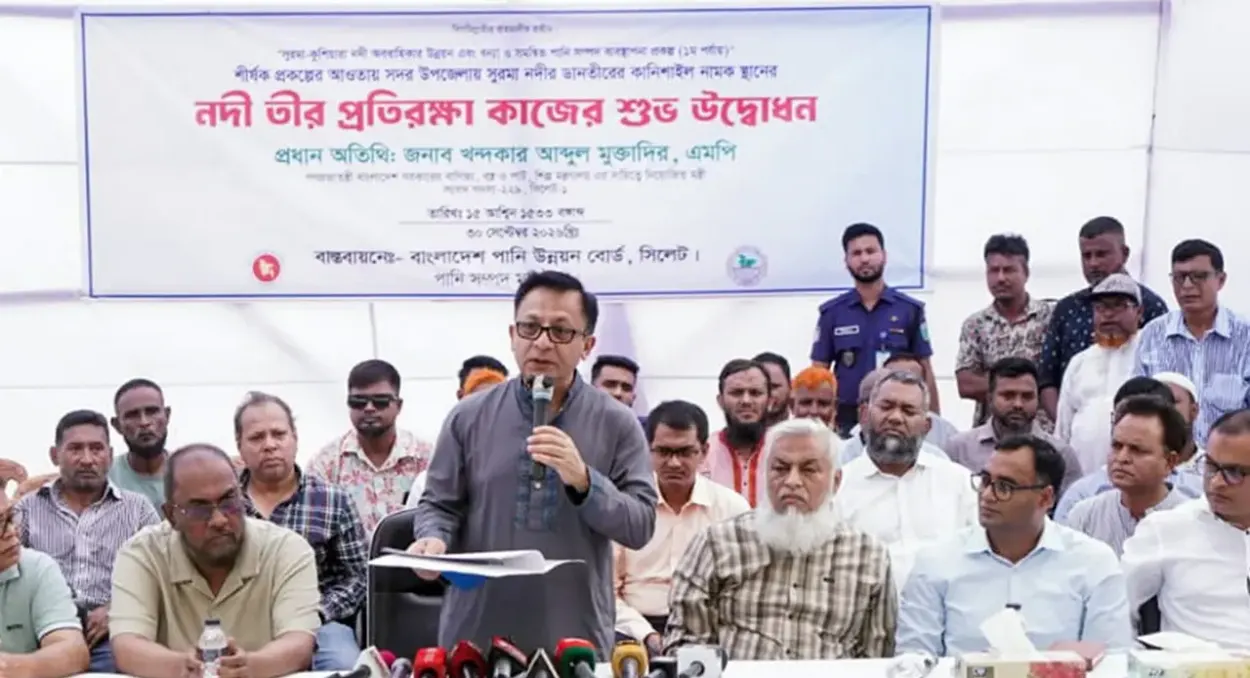 সিলেটের বন্যা ও জলাবদ্ধতা নিরসনে বড় প্রকল্প গ্রহণ করা হয়েছে