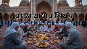 রোজা রাখার নিয়ত