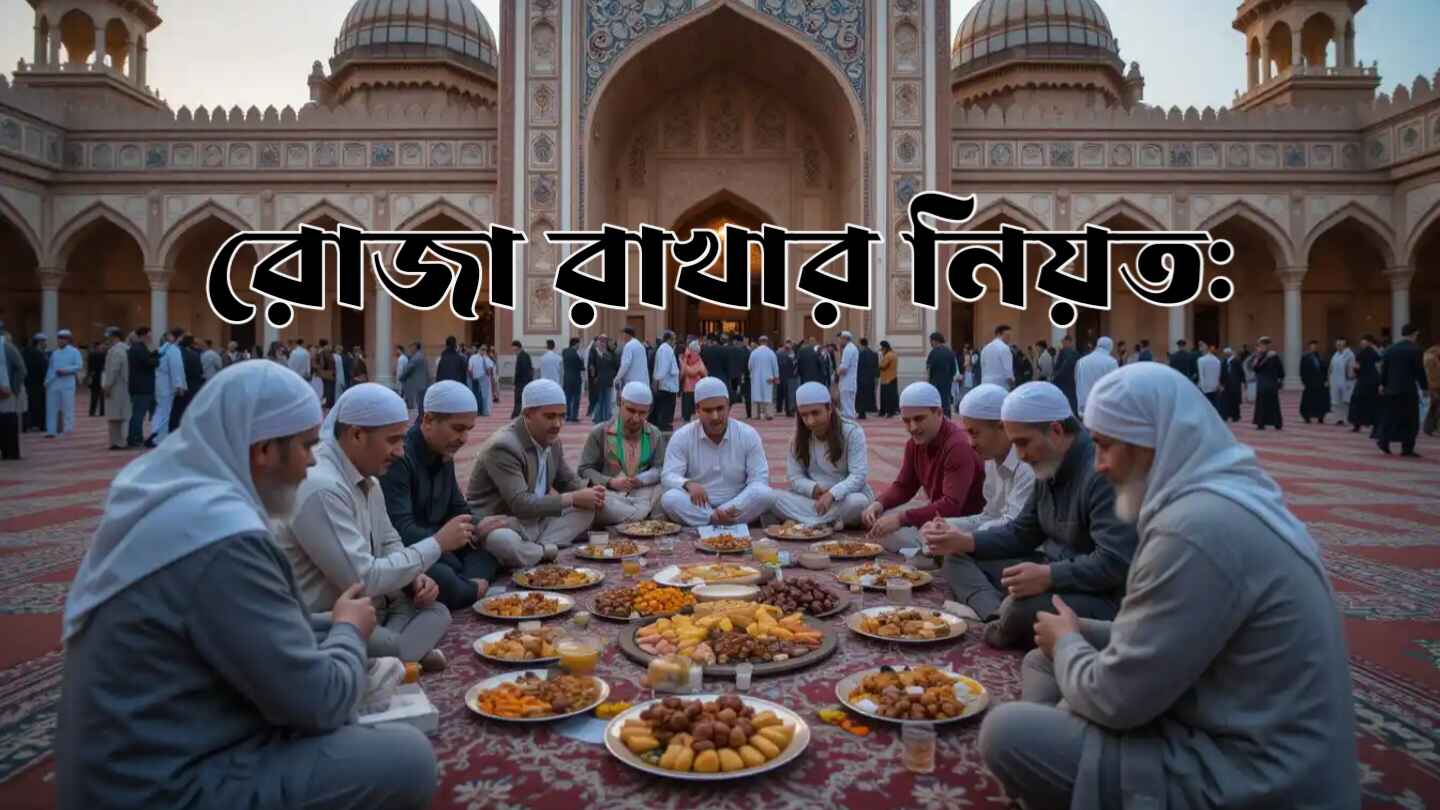 রোজা রাখার নিয়ত