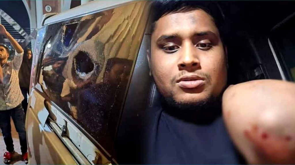 গাজীপুরে জাতীয় নাগরিক পার্টির নেতার গাড়িতে সন্ত্রাসী হামলা, আহত হাসনাত আব্দুল্লাহ গাজীপুরে জাতীয় নাগরিক পার্টির নেতার গাড়িতে সন্ত্রাসী হামলা, আহত হাসনাত আব্দুল্লাহ