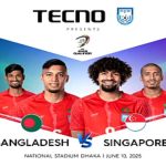 ঢাকায় অভিষেকেই গোল করে নজর কাড়লেন বাংলাদেশের নতুন তারকা হামজা চৌধুরী