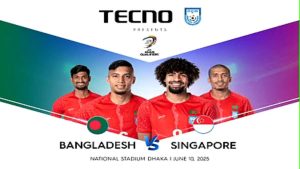 ঢাকায় অভিষেকেই গোল করে নজর কাড়লেন বাংলাদেশের নতুন তারকা হামজা চৌধুরী