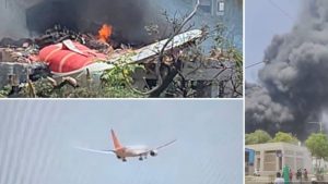 এয়ার ইন্ডিয়া বিমান দুর্ঘটনা: আহমেদাবাদের মেডিকেল কলেজের হোস্টেলে বিধ্বস্ত, ২৪২ জন আরোহী ছিলেন