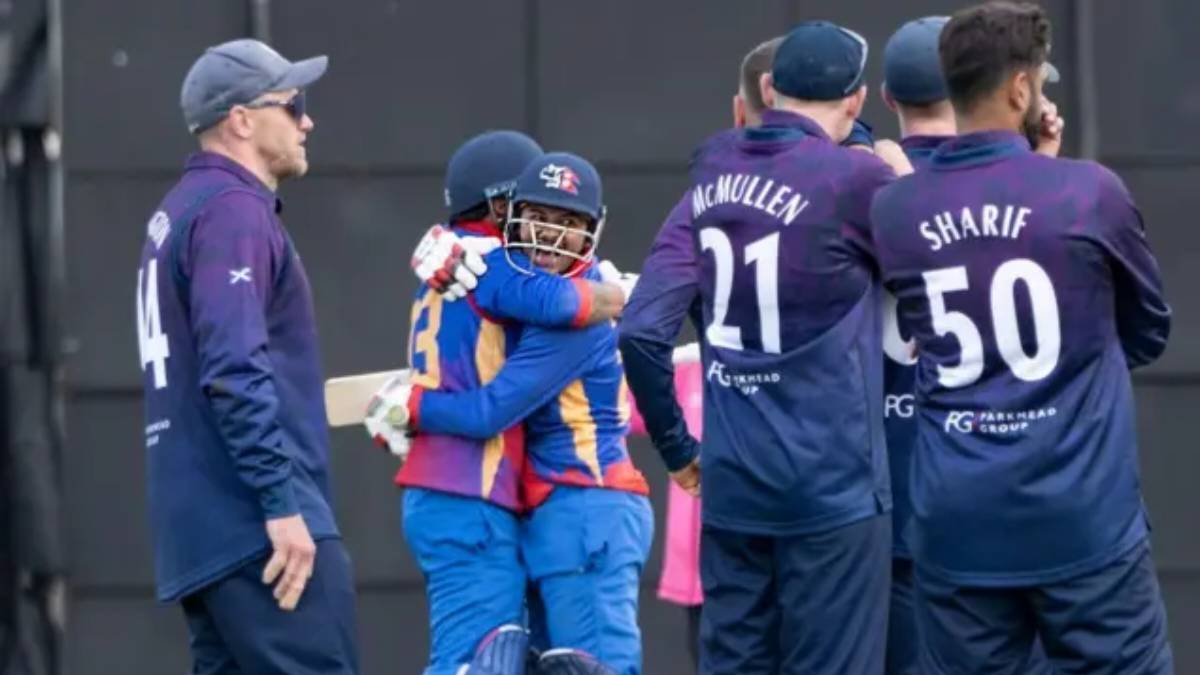 শেষ বলের নাটকে নেপালের ঐতিহাসিক জয় | Scotland vs Nepal: বিশ্বকাপ লিগে রুদ্ধশ্বাস ম্যাচে স্কটল্যান্ডকে হারাল নেপাল