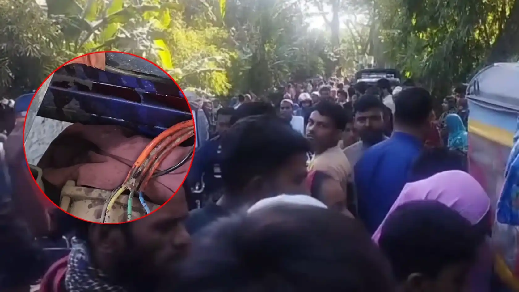 শরীয়তপুরে অটোরিকশায় ওড়না পেঁচিয়ে পোশাক শ্রমিকের মর্মান্তিক মৃত্যু