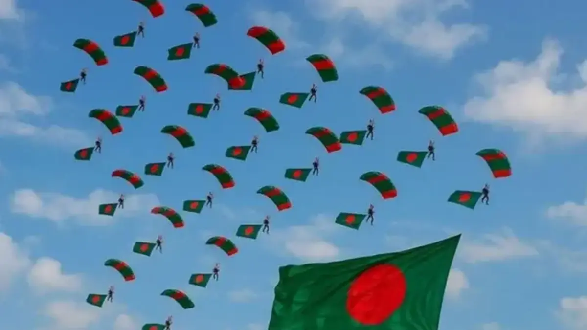 বিজয় দিবসে জাতীয় পতাকা হাতে প্যারাশুটিংয়ে বিশ্ব রেকর্ড গড়বে বাংলাদেশ