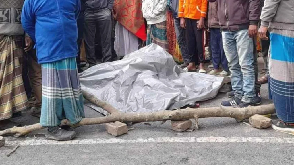 চুয়াডাঙ্গা–আলমডাঙ্গা সড়কে ট্রাকের সঙ্গে আলমসাধুর সংঘর্ষে মাছ ব্যবসায়ী নিহত