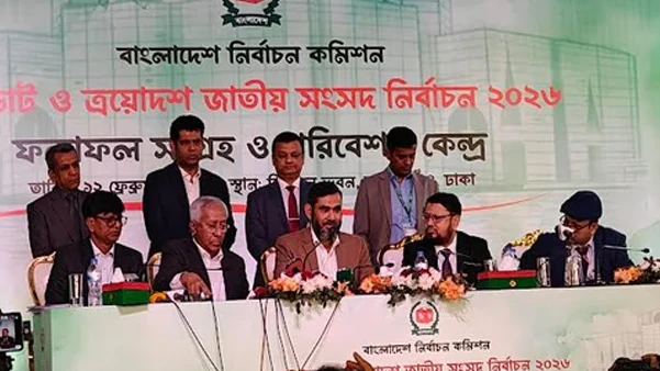 ত্রয়োদশ জাতীয় সংসদ নির্বাচন ও গণভোটে ভোটার উপস্থিতি ৫৯.৪৪ শতাংশ, ২৯৭ আসনের ফল ঘোষণা সম্পন্ন