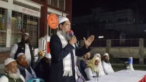 গোসাইরহাটে ইসলামী আন্দোলনের প্রার্থী হানিফ মিয়ার গণমিছিল
