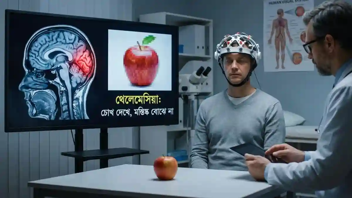 কী এই থেলেমেসিয়া? চোখ ঠিক থাকলেও দেখা জিনিস বুঝতে না পারার স্নায়বিক সমস্যা