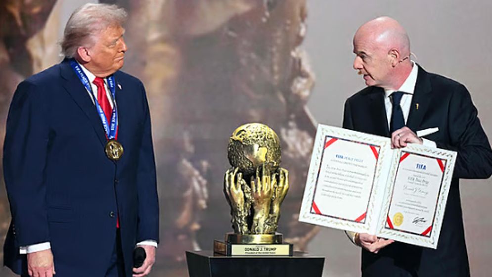 FIFA urged to revoke Trumps peace prize