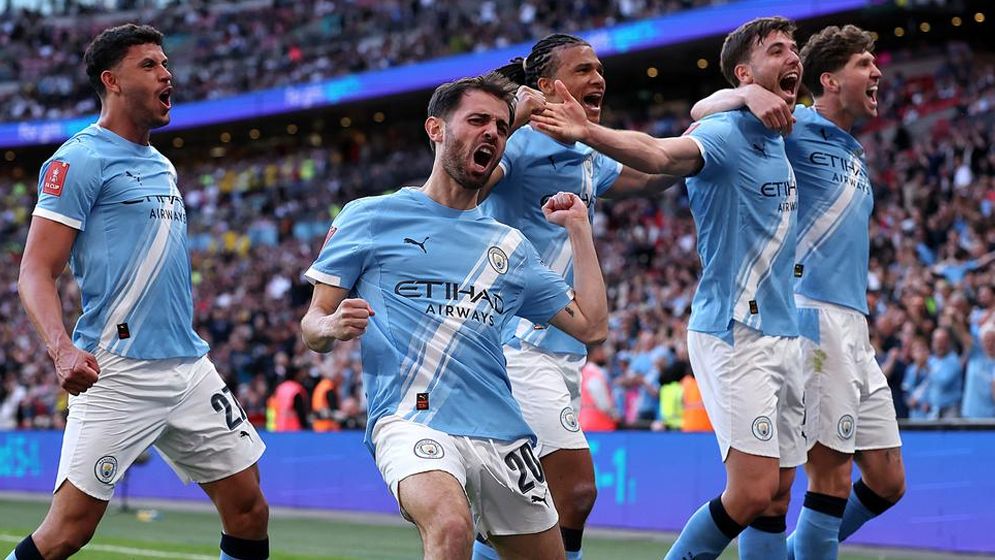 Manchester City reached the final of the FA Cup