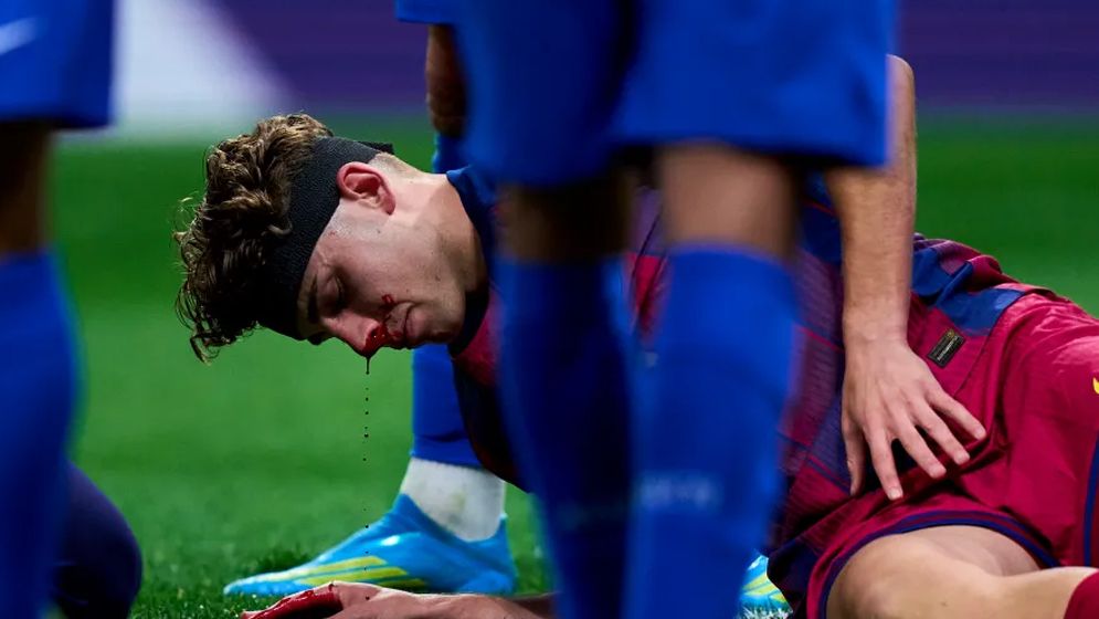 Barcelona Footballer Hospitalized