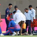 মাথায় আঘাত: অ্যাম্বুলেন্সে মাঠ ছাড়লেন লুঙ্গি এনগিডি