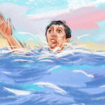 A child drowned in a pond while playing in the courtyard of a house in Laksam