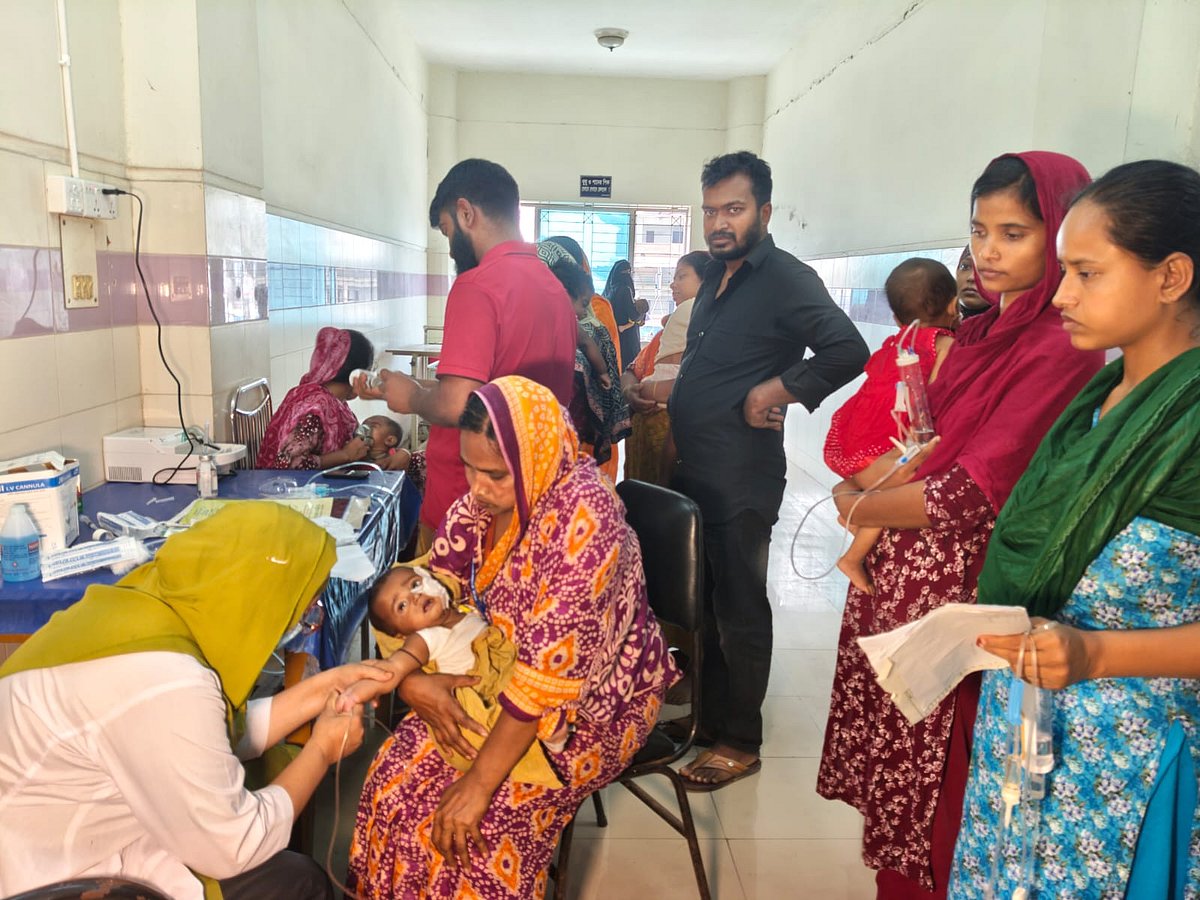 47 more children admitted to Mymensingh Medical with measles symptoms