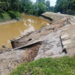 Block collapsed in Moulvibazar due to landslide, Fanai river dam and road are at risk