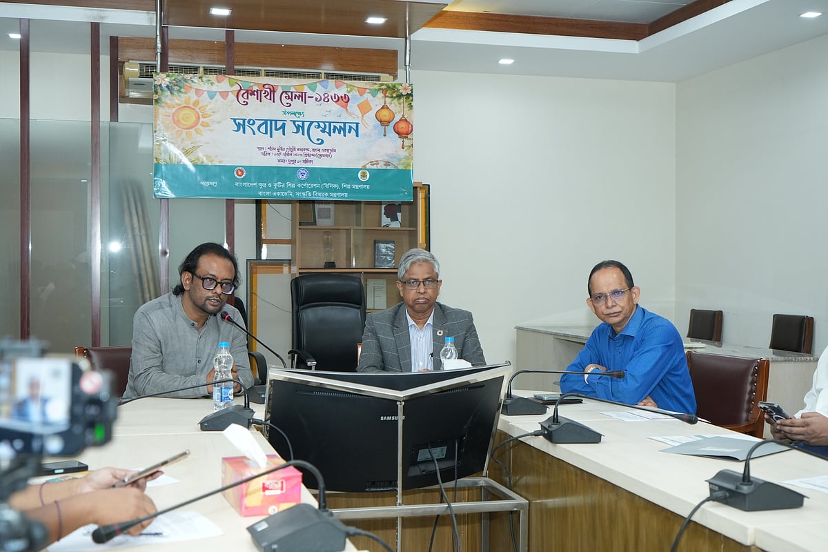 The seven-day Baisakhi fair is starting at Bangla Academy