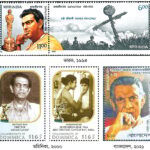 Satyajit Ray on postage stamp 