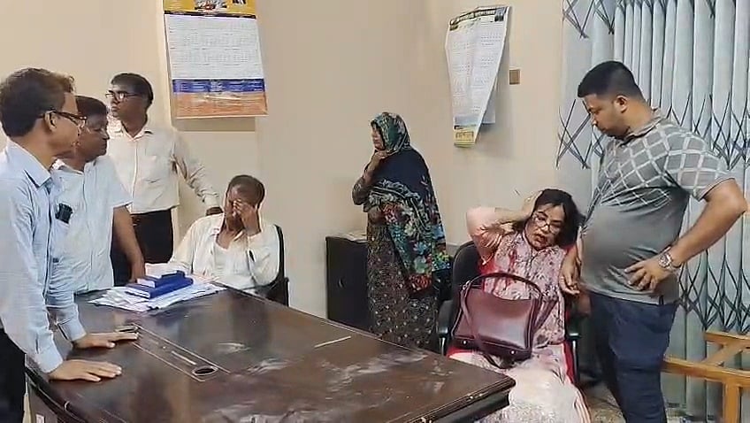 In Rajshahi, the woman teacher was temporarily suspended