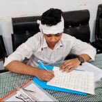 The fan fell on the SSC candidate, the bandage ended the exam