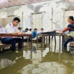 Comilla city waterlogged by one and a half hours of rain, SSC candidates wrote on the bench