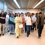সিলেট সফর শেষে ঢাকায় প্রধানমন্ত্রী