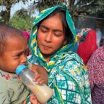 The mother has already left, now the father is beaten, what will happen to the 2-year-old Muslima