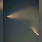 A ‘missile’-shaped flash of light in the sky of Cox’s Bazar