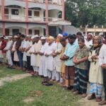 At the end of the funeral in Madaripur, Rain was laid to rest beside the graves of his grandparents