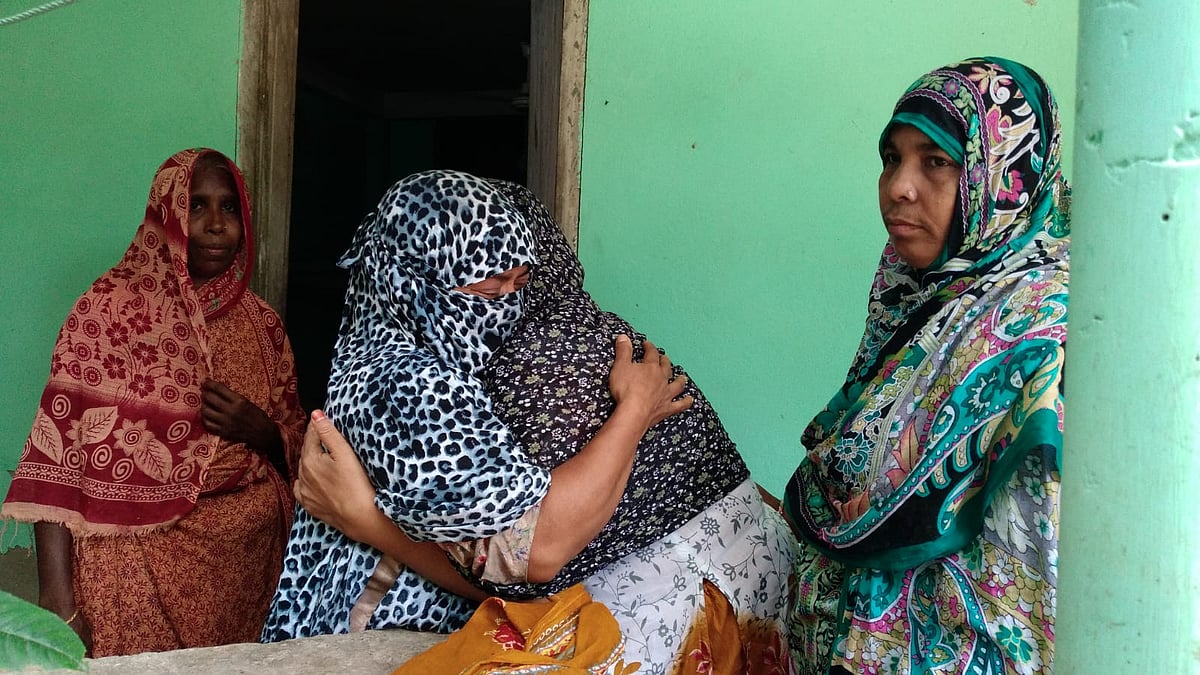 Two women lost their only son in an accident