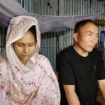 A crowd of young, eager people at the in-laws’ house in Kurigram with the identity of Chinese citizens