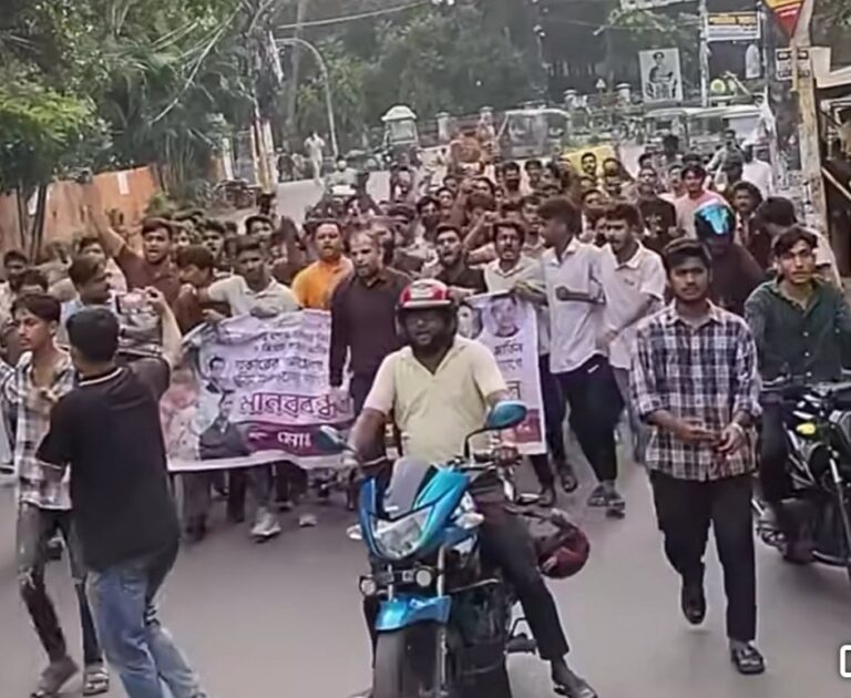 Chhatra League march, road meeting in Chittagong