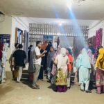 Offensive pictures on the walls of the student hall, protests demanding security