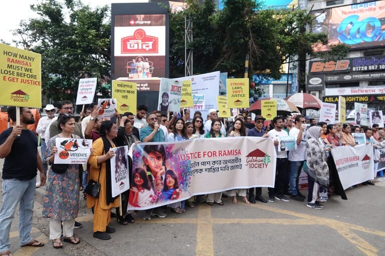 Gulshan society demands swift exemplary punishment in case of brutal child killing in Pallavi