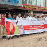 Human chain in the district to demand the safety of children and women and the punishment of rapists and oppressors