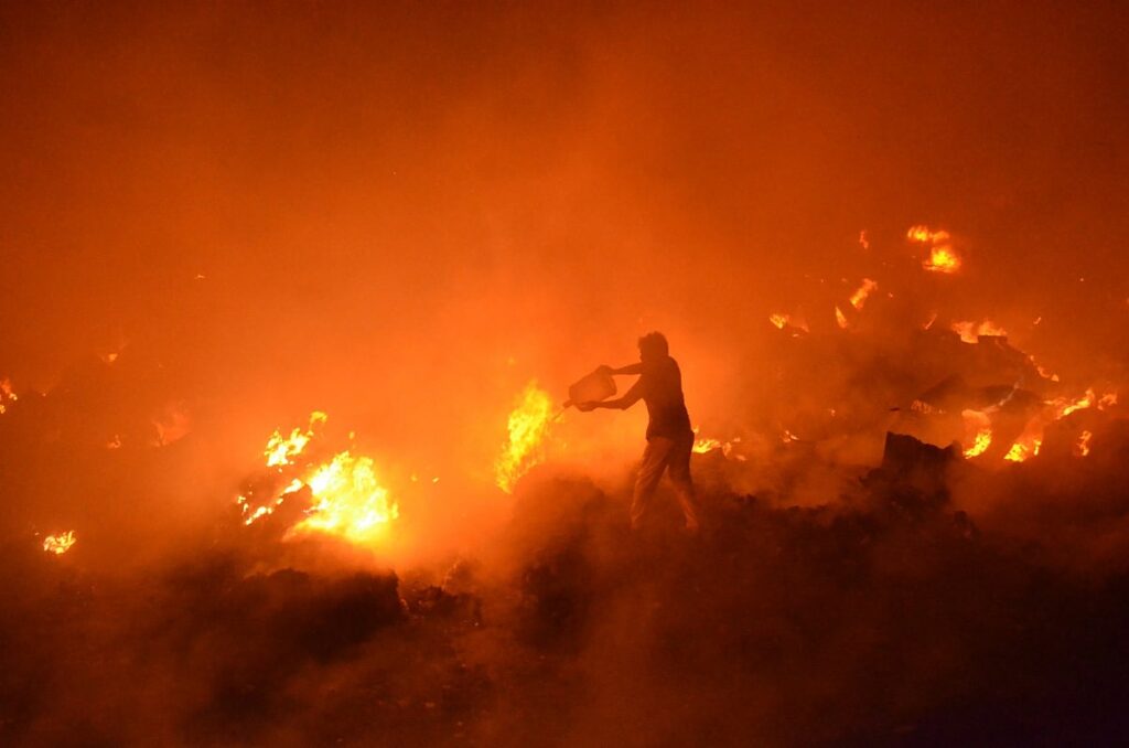 Police detain man following fatal fire at Kalshi slum