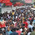 Commuters flood Sadarghat terminal as fair weather spurs holiday travel home