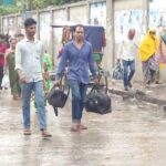 Traffic gridlock cripples Gazipur highways as morning rain intensifies commuter delays