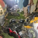 Two dead, one injured in three-motorcycle collision in Bogura